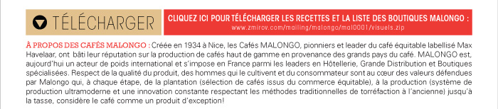 Visuels HD et recettes