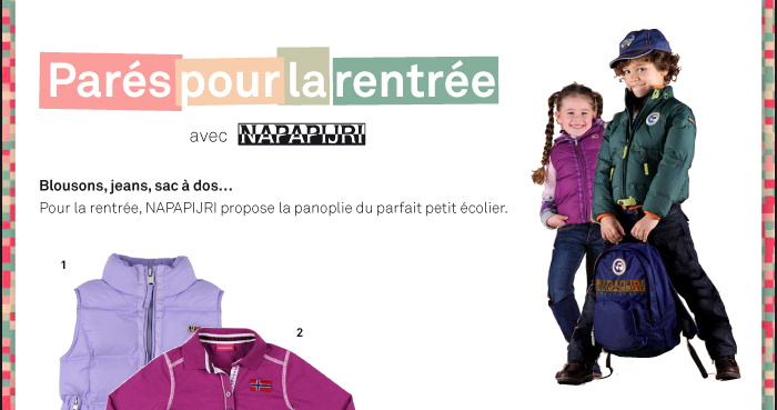 paré pour la rentrée avec Napapijri