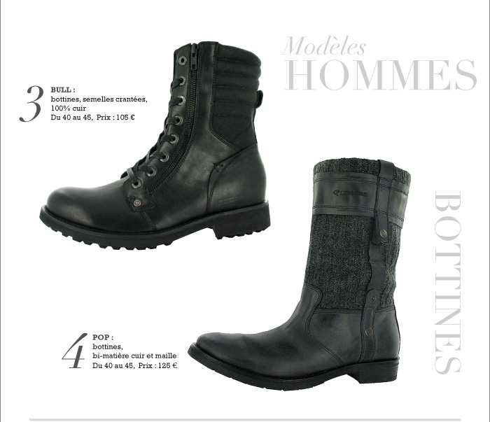 Bottines hommes