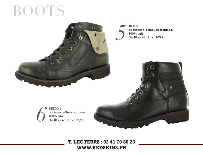 Boots hommes