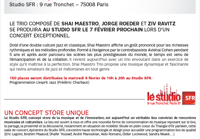 au Studio SFR