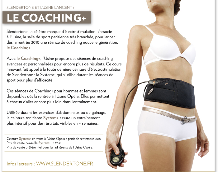 Slendertone : Le coatching +