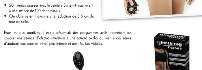 Une taille en moins avant l'été