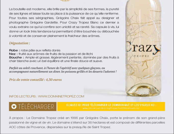 Crazy Tropez blanc